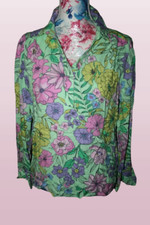 schöne Bluse Flower Power von