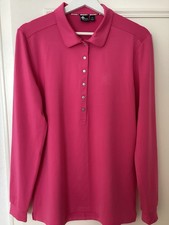 Golf Langarm-Polo Cross Damen Xl Pink