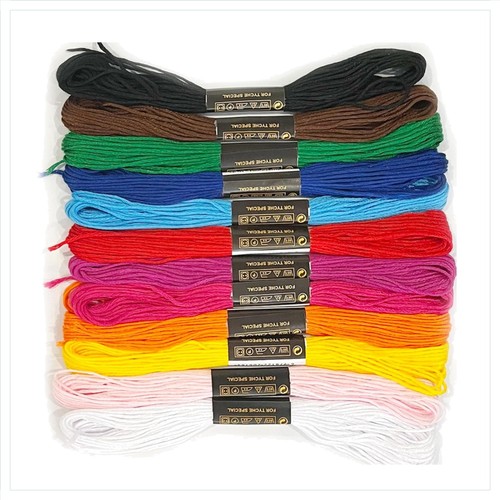 Stickgarn set farben - stickgarn, 12