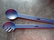 Tupperware Combinette, Salatbesteck ,rar, indigo, neuwertig