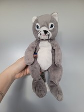 Ikea Gosig Katt grau weiß