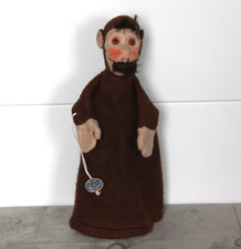 Dresdner Handpuppe Affe Original GDR Künstlerpuppe 34 cm unbespielt mit Schild