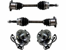 Front axle and wheel - front, hub