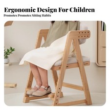 Verstellbarer Holzstuhl für