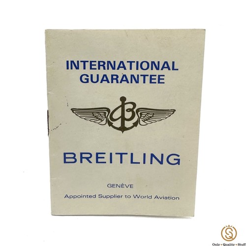Breitling chronomat booklet - breitling,