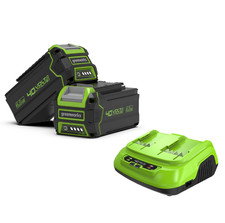 40V Starter Kit 2x 4Ah Akkus +