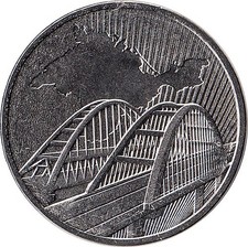 Russland 5 Rubel 2019 "5th anniversary of the Crimea reunification"