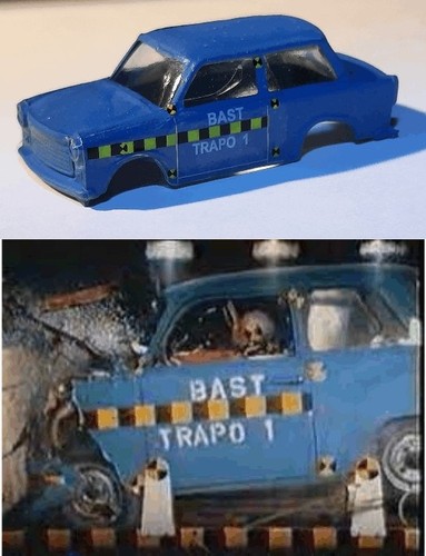 Trabant kräschtest decal - im, m