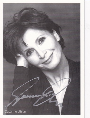 Autogramm susanne uhlen - autogramm,