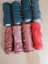 8 Stück Malerrollen, Musterwalzen, Strukturwalzen, 15cm, 