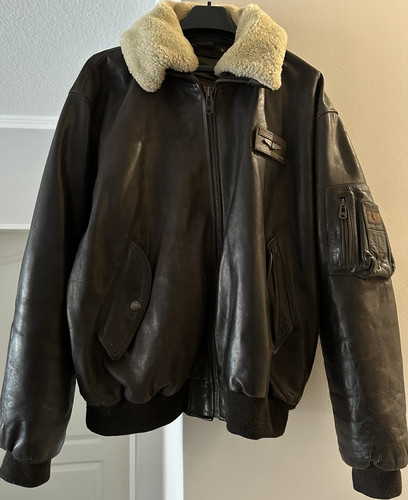 Redskins leder bomberjacke - redskins,