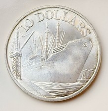 Singapur 10 Dollar 1975