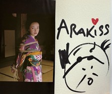 Nobuyoshi ARAKI signiert Buch Japan Zeichnung Unterschrift Signed Autogramm