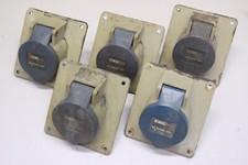 5x CEE FORM 16A 9h/220V 3P+  Stecker Kupplung Wanddose Wandsteckdose