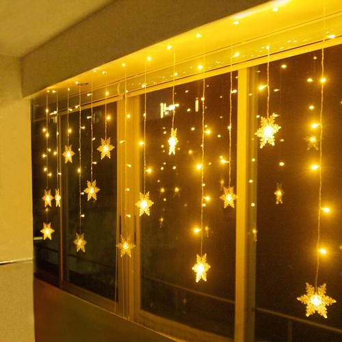 Lichterkette schneeflocke - lichterkette,