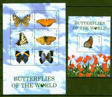Nevis 2011 - Schmetterlinge Lepidoptera Falter Butterflies - 2561-66 + Block 302