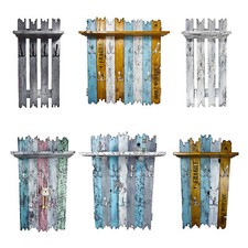 Garderobe Wand Holz Metall