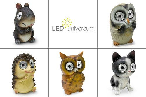 Led solar tiere - led,