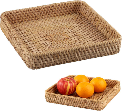 Rattan tablett - rattan,