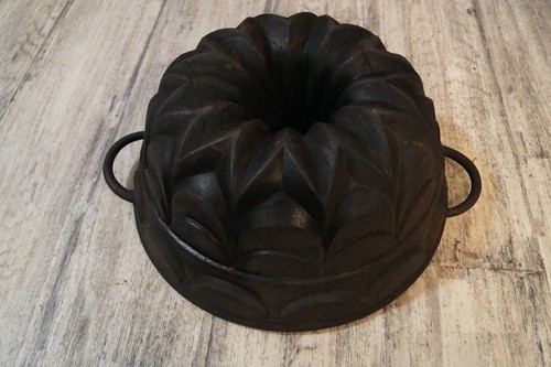 Vintage gusseisen backform - vintage,