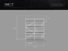 8x5m Gerüsthandel Alu-scaff