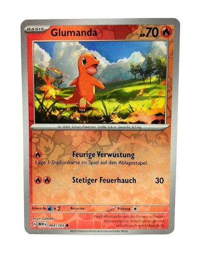 Pokemon karte glumanda - karte:,
