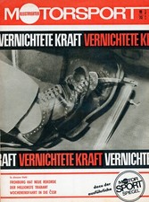 Illustrierter Motorsport Heft 11/1973 Bremsen Frohburg Dreieckrennen Trabant WM