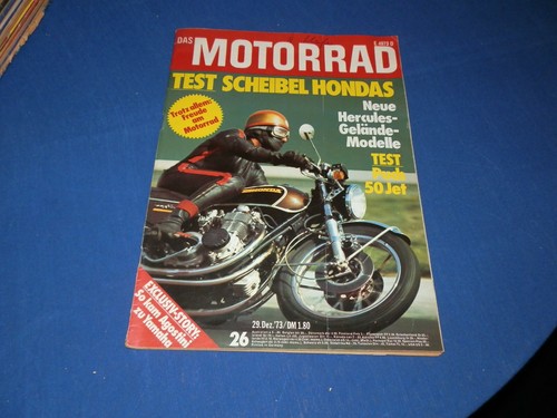 Das motorrad 1973 - 26/1973,, test