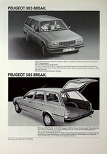 242991) Talbot City-Laster Peugeot J5 J9 504 Kleinlastwagen Prospekt 198?