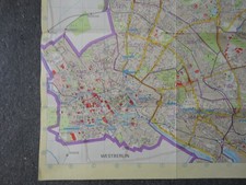 Gut erhaltener Stadtplan Berlin DDR 1987 - Westberlin ohne Darstellung - Rarität