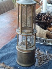 alte Bergbau Bergmann Grubenlampe Wetterlampe Widmung J Vielmetter Knorr Bremse