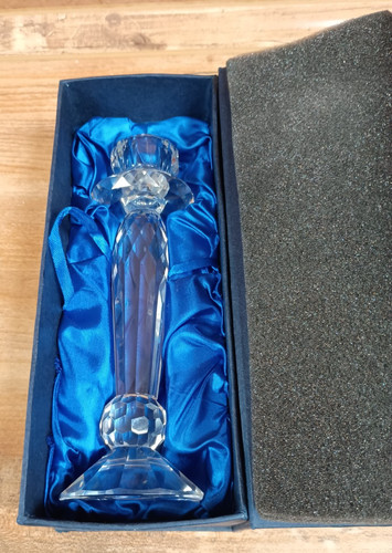Glas kristall kerzenhalter - kristall,