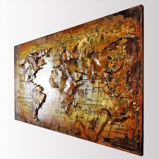 Wandbild Metallbild 3D Relief