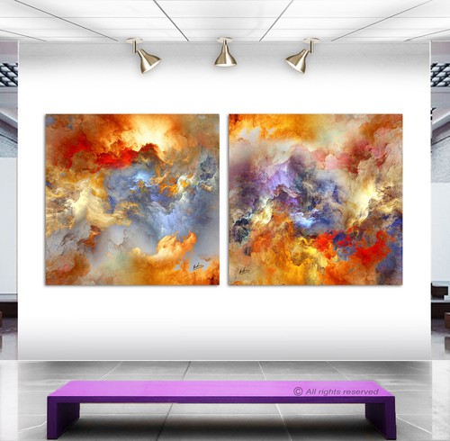 Leinwand bilder abstrakt - leinwand,