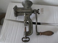 Antik Fleischwolf Gusseisen Alexanderwerk Größe 5 / Lochscheibe / Kreuzmesser