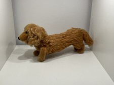 Steiff Tier Stofftier Sammler 4140/17 Hund Dackel 15 x 26 cm. Top Zustand