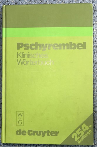 Pschyrembel klinisches - pschyrembel,