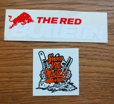  Snowkite Masters Alpe Huez Kitesurf 2 x Sticker Aufkleber Snowboard Ski 