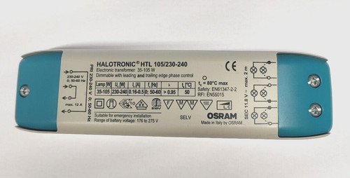 Osram trafo halotronic htl 105 - osram,