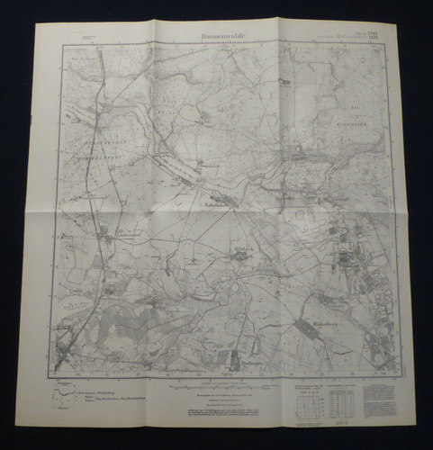Landkarte meßtischblatt 2945 - landkarte,
