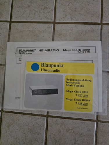 Blaupunkt uhrenradio vintage - uhrenradio,
