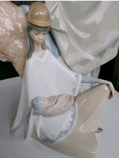 Große Porzellanfigur Ladro Handarbeit