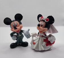 1 Set Disney Micky & Minnie Maus Hochzeit Figuren für Torte oder Deko