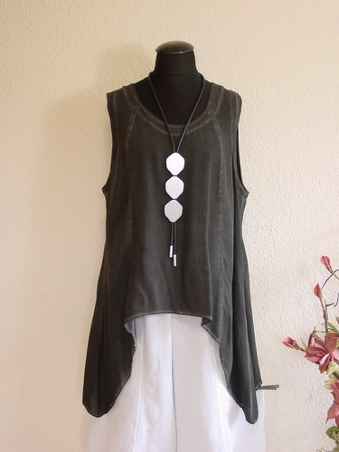 Kekoo lagenlook top tunika - lagenlook,