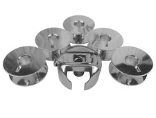 Spulenkapsel + 5 Metall Spulen