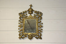Wandspiegel aus Messing   Frankreich 19. Jahrhundert