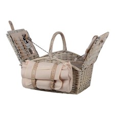 UNUS® Picknick Set  2 Personen Picknickkorb mit Picknickdecke Geschirr Besteck