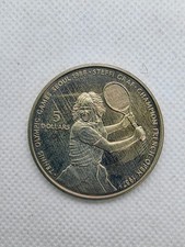  NIUE Olympische Spiele Seoul Steffi Graf 5 Dollar 1987