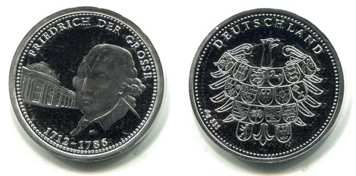 Silbermedaille brd friedrich - , "friedrich