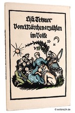 Lisa Tetzner: Vom Märchenerzählen im Volke | Eugen Diederichs Verlag (1925)